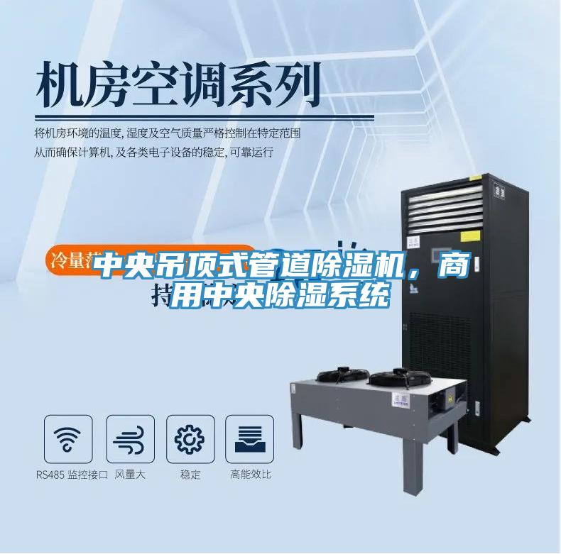 中央吊頂式管道除濕機，商用中央除濕系統