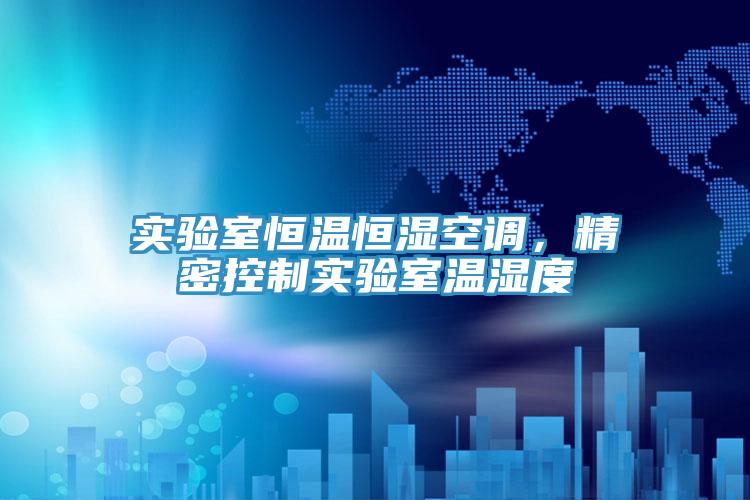 實驗室恒溫恒濕空調,精密控制實驗室溫濕度