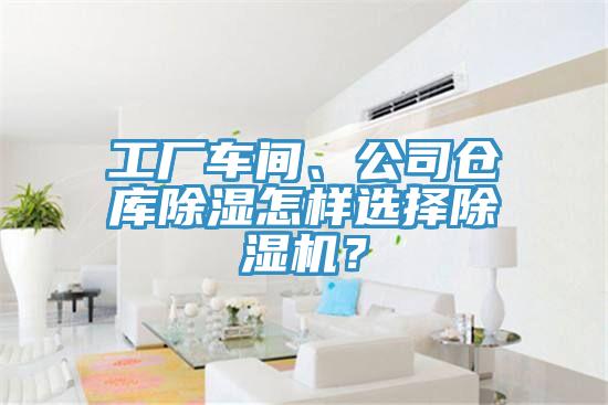 工廠車間、公司倉庫除濕怎樣選擇除濕機(jī)？