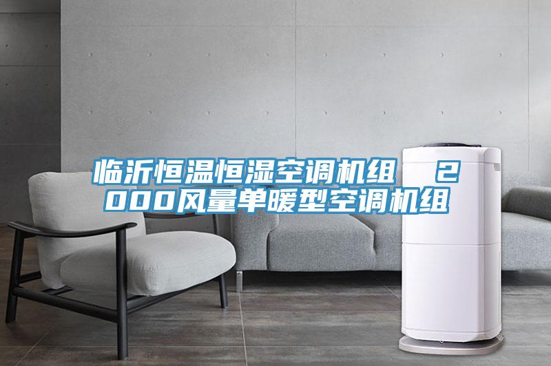 臨沂恒溫恒濕空調機組 2000風量單暖型空調機組