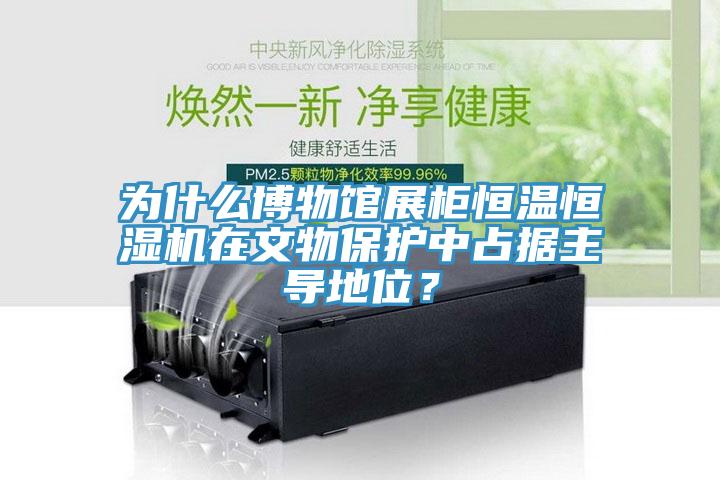 為什么博物館展柜恒溫恒濕機在文物保護中占據主導地位?