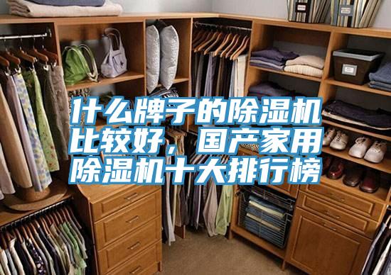 什么牌子的除濕機比較好，國產家用除濕機十大排行榜