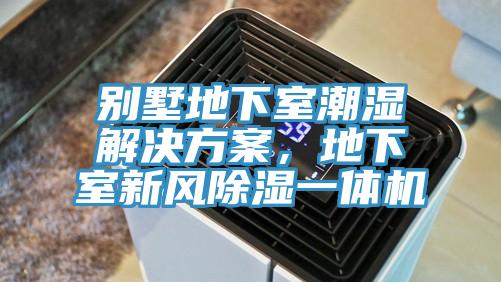 別墅地下室潮濕解決方案,地下室新風除濕一體機