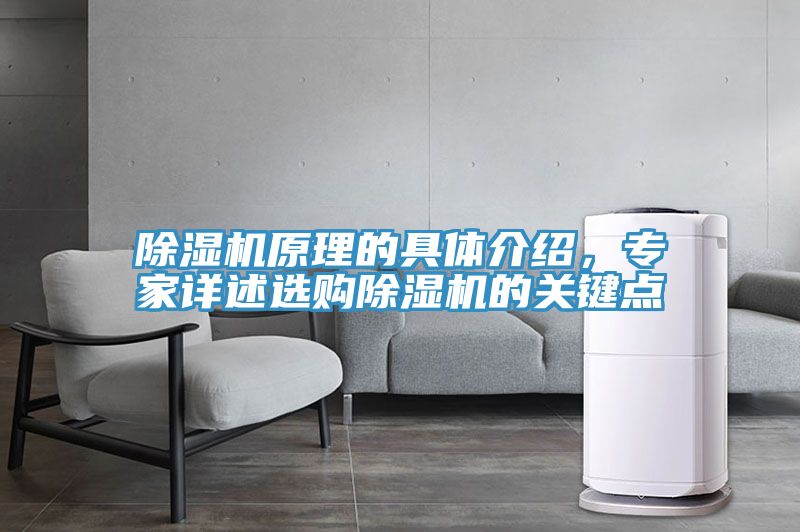 除濕機原理的具體介紹,專家詳述選購除濕機的關鍵點