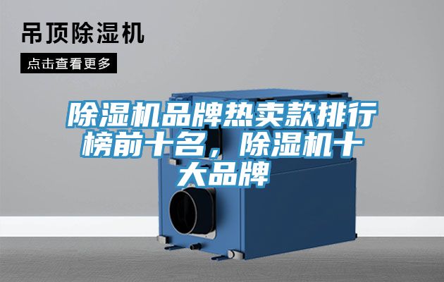 除濕機品牌熱賣款排行榜前十名，除濕機十大品牌