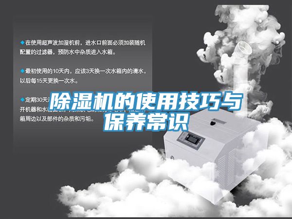 除濕機的使用技巧與保養(yǎng)常識