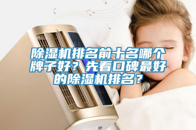 除濕機排名前十名哪個牌子好？先看口碑最好的除濕機排名？